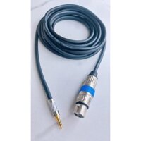 Dây Canon Cái ra 3.5 ly dài 0,5m-1m-1,5m-2m-3m-5m loại tốt - Dây tín hiệu âm thanh jack 3.5 mm ra Canon - Phố Nhạc