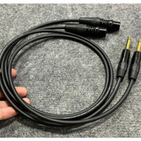 Dây Canon Mogami 2534 Âm Thanh Chuyên Nghiệp (giá 1sợi 1m) lên Jack 6.5li, Canon Rean hàn chì Oyaide