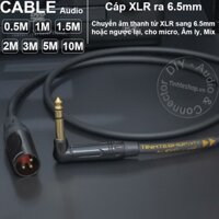 Dây canon ra 6 ly TRS DIY 0.5 đến 5 mét - 6.5mm stereo to XLR female
