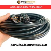 Dây canon xlr đực cái , cáp nối dài Mic canon XLR dài 10m 15m 20m 30m 40m
