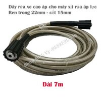 Dây cao áp máy rửa xe 7m- ren trong 22mm