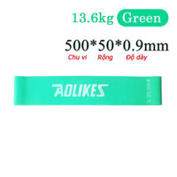 Dây cao su kháng lực tập mông miniband hỗ trợ tập mông - Độ mông trái đào - Xanh Lá 13.6kg