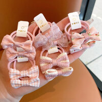 Dây Cao Su Trẻ Em Dây Buộc Tóc Nơ Bé Gái Dây Chun Không Làm Tổn Thương Tóc Dây Buộc Tóc Công Chúa Dễ Thương Dây Buộc Tóc