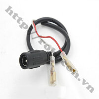 Dây cáp 2 đầu chấu 4.8 ra đầu DC cái