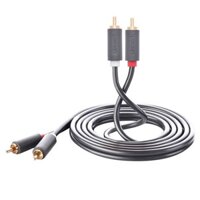 Dây cáp âm thanh 2 AV RCA OFC 4N gold 24K TPE đàn hồi Ugreen 10519-Hàng Chính Hãng