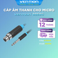 Dây cáp âm thanh cho micro có dây chất lượng cao VENTION BBEBG (1.5m, 6.35mm TRS Male to XLR Female)