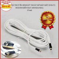 DÂY (CÁP) ANTEN TRUYỀN HÌNH KỸ THUẬT SỐ MẶT ĐẤT DVB–T2 LOẠI TỐT bấm sẵn rắc ăng ten và tivi dài 5 mét/10 mét/15 mét/20 mét