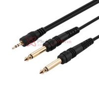 Dây cáp Audio 3.5mm ra 2 đầu 6.35mm dài 1.5M – hãng JSJ