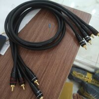 Dây cáp AV audio Nakimichi| lõi đồng nguyên chất, 4 lớp bảo vệ, chống nhiễu| 1M/1.5/2M