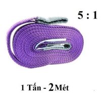 Dây cáp bẹ cẩu hàng 1 tấn dài 1,2,3,4,5,6,8,10 mét - bản rộng 35mm cáp thép giá sỉ THÁI BÌNH VINA - 1 MÉT