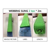 Dây cáp cẩu hàng Hàn Quốc SAMWOO 2M 2 Tân