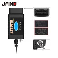 Dây Cáp Chẩn Đoán Lỗi Ô Tô OBD ELM327 USB OBD2 OBDII MS CAN / HS CAN Cho Window10