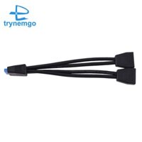 Dây Cáp Chia Cổng mini usb 3.0 19 pin / 20pin 1 Sang 2 Tiện Dụng