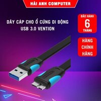 Dây cáp cho ổ cứng di động USB 3.0 Vention | Dài 50cm - Tốc độ truyền 5Gbps - Hàng chính hãng