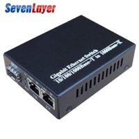 Dây Cáp Chuyển Đổi gigabit media 1 sfp Sang 2 rj45 UTP gigabit Cho camera ip 10 / 100 / 1000M