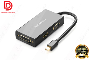 Dây cáp chuyển đổi Mini DisplayPort to HDMI, VGA, DVI Ugreen 20418