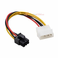 Dây cáp chuyển đổi nguồn ATA IDE Molex 4Pin sang 6Pin PCI-e