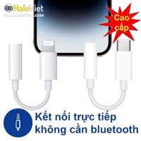 Dây cáp chuyển đổi từ cổng sạc sang jack cắm tai nghe 3.5mm cho iPhone / iPad / Android cao cấp - Hàng Nhập Khẩu