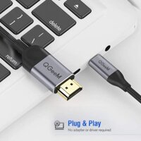 Dây Cáp Chuyển Đổi USB C Sang HDMI 4K USB Type C Cho MacBook pro 2017-2020 IPad pro Samsung S9 S10,Surface Book 2,Dell XPS 13 / 15,Pixelbook