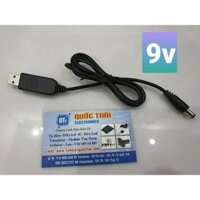 Dây cáp chuyển đổi USB sang DC 2.5 5v sang 9vdc