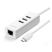 Dây Cáp Chuyển Đổi USB Type C Sang LAN + Hub USB Ugreen (20792)