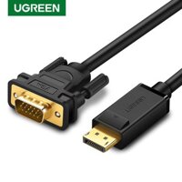 Dây, Cáp chuyển đổi Displayport to VGA dài 1m chính hãng Ugreen 10246 cao cấp