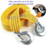 Dây cáp cứu hộ kéo xe ô tô 4m sợi siêu bền Tienich168.