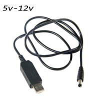 Dây Cáp Đen USB DC 5V Sang DC 9 V/12 V Bộ Chuyển Đổi Mô-đun Tăng Áp