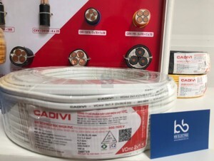 Dây cáp điện bọc nhựa CADIVI  VCmo 2×1.5 (2×30/0.25)