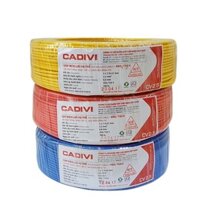 Dây cáp điện Cadivi CV 1.5mm2, 2.5mm2, 4.0mm2, 6.0mm2 CVV2x1.5mm2, CVV 3x1.5mm2