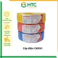 Dây cáp điện Cadivi mềm VCM 1,5 &amp; Vcm 2,5 - Cuộn 100 mét - VÀNG - Vcm 2.5