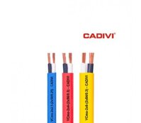 Dây Cáp Điện Đôi Bọc Nhựa 2*4.0mm/Dây Điện Đôi Dẹt 4.0mm (2*56/0.3) Cadivi VCmo Màu Xanh