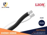 Dây cáp điện đôi vặn xoắn Duplex 2x16 0.6/1kV Lion