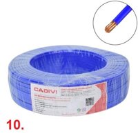 Dây cáp điện đơn Cadivi CV 10.0mm2 cuộn 100 mét