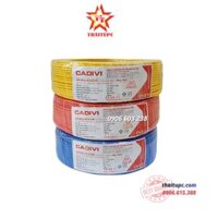 Dây cáp điện đơn CV 2.5 CADIVI cuộn 100m
