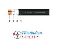 Dây cáp điện Goldcup, Cáp treo 3x4+2,5