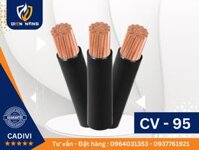 Dây cáp điện hạ thế 1 lõi đơn cứng Cadivi CV 95 mm2 - 0,6/1 KV