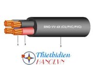 Dây cáp điện Sino, Cáp treo hạ thế VV 4x2,5