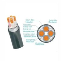 Dây cáp điện Trần Phú, cáp ngầm CXV-DSTA 4x4