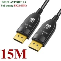 Dây cáp Displayport 1.4 sợi quang chuẩn 8K dài 15M