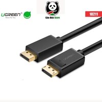 Dây cáp DisplayPort 2 đầu đực tốc độ 21.6Gbps dài 2M UGREEN DP102 10211