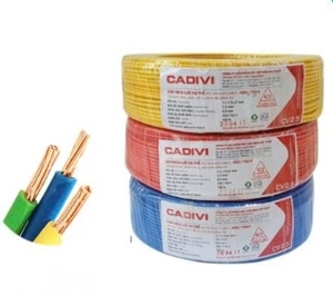 Dây cáp đơn mềm CV-Cu/PVC Cadivi 0.6/1kV CV 2.0