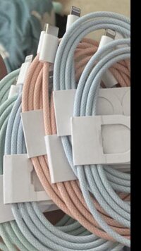Dây cáp dù imac 2021 bóc máy lightning Type C đủ màu zin hãng