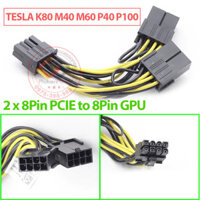 Dây cáp Dual 8PIN PCIE to 8PIN GPU NVIDIA TESLA K80 M40 M60 P40 P100 A30