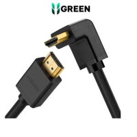 Dây cáp HDMI 1m-2m Ugreen bẻ góc 1.4 hỗ trợ 4k, 3D