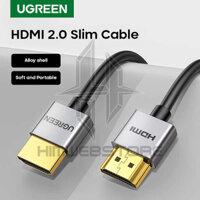 Dây, Cáp HDMI 2.0 4K@60Hz 1M Ugreen 30476, hỗ trợ ARC cao cấp