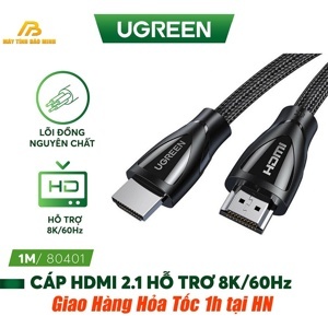 Dây cáp HDMI 2.1 dài 2m hỗ trợ 8K@60hz Ugreen 80403