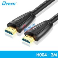 Dây cáp HDMI 2m độ nét cao DTECH H004