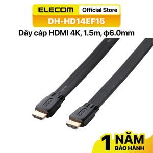 Dây Cáp HDMI Dẹp Elecom DH-HD14EF15BK