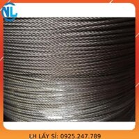 Dây cáp inox chuẩn 304 (3 ly x 20m). dây phơi quần áo. dây phơi đa năng không han rỉ cáp thép giá sỉ